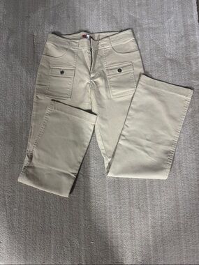 J. Crew Beige Cargo-Style Cotton Pants
